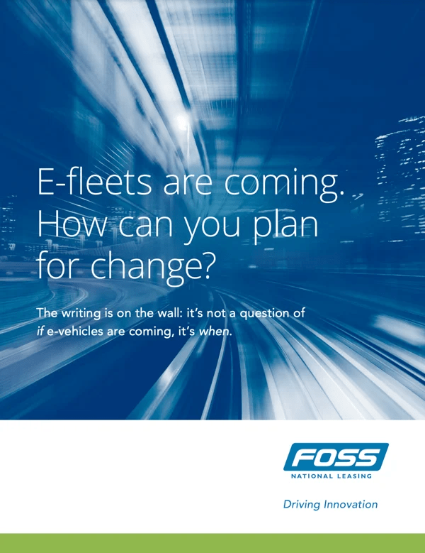 E-fleets are coming. How can you plan for change?